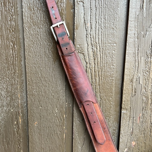 Breastcollar/Pulling Collar: Weaver - Plain, light brown leather - Picture 6 of 9